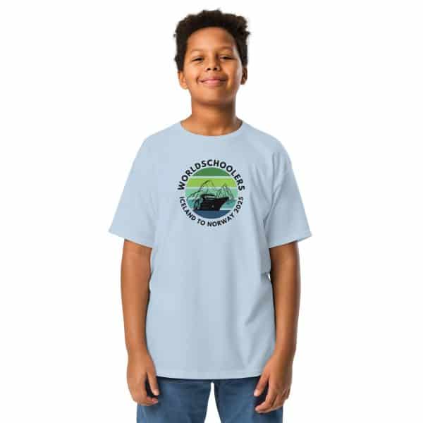 Youth classic tee | Black Font | Iceland
