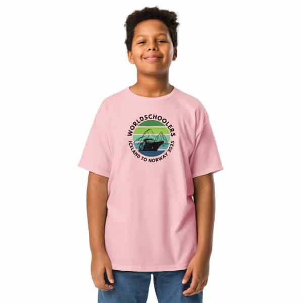Youth classic tee | Black Font | Iceland