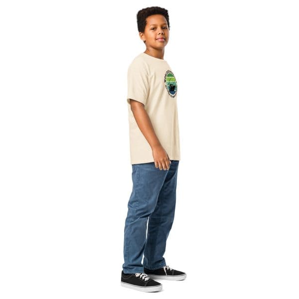 Youth classic tee | Black Font | Iceland