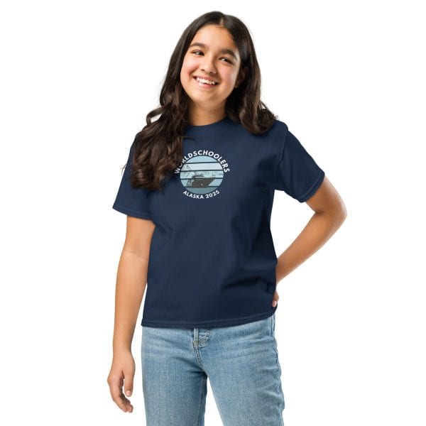 Youth classic tee | White Font | Alaska