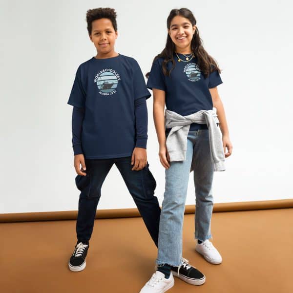 Youth classic tee | White Font | Alaska