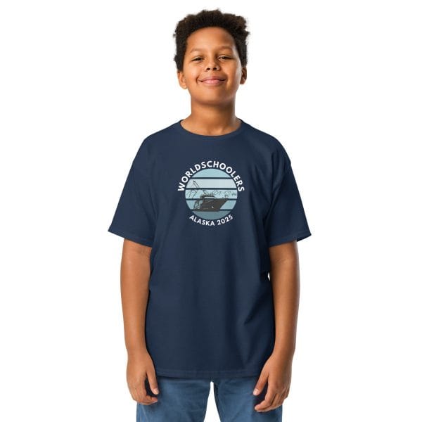 Youth classic tee | White Font | Alaska