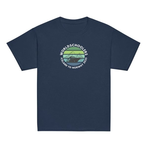 Youth classic tee | White Font | Iceland