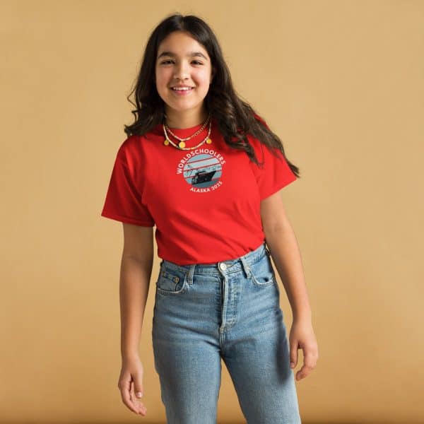 Youth classic tee | White Font | Alaska