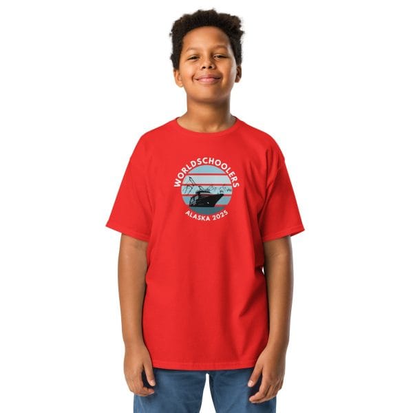 Youth classic tee | White Font | Alaska