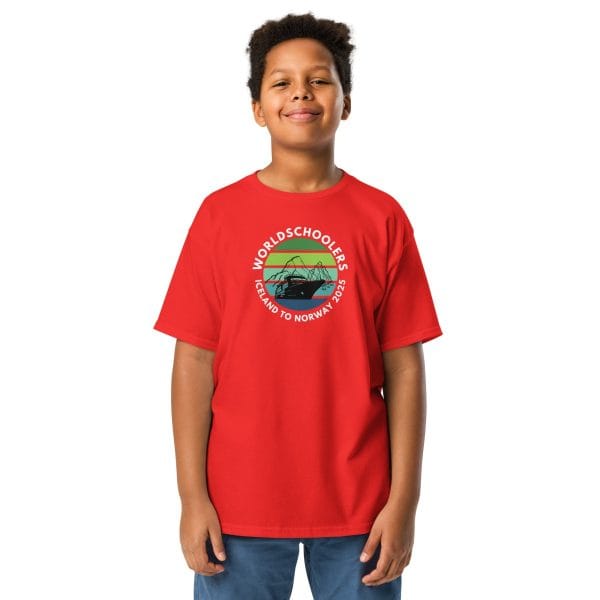 Youth classic tee | White Font | Iceland