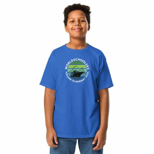Youth classic tee | White Font | Iceland