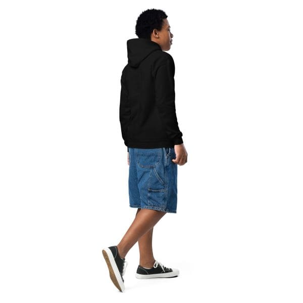 Youth heavy blend hoodie | White Font | Alaska