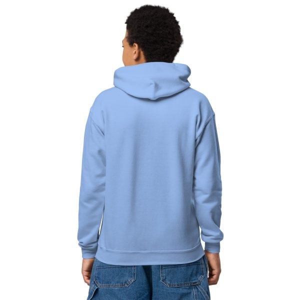 Youth heavy blend hoodie | Black Font | Iceland