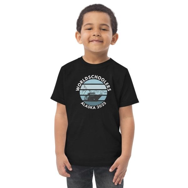 Toddler jersey t-shirt | White font | Alaska