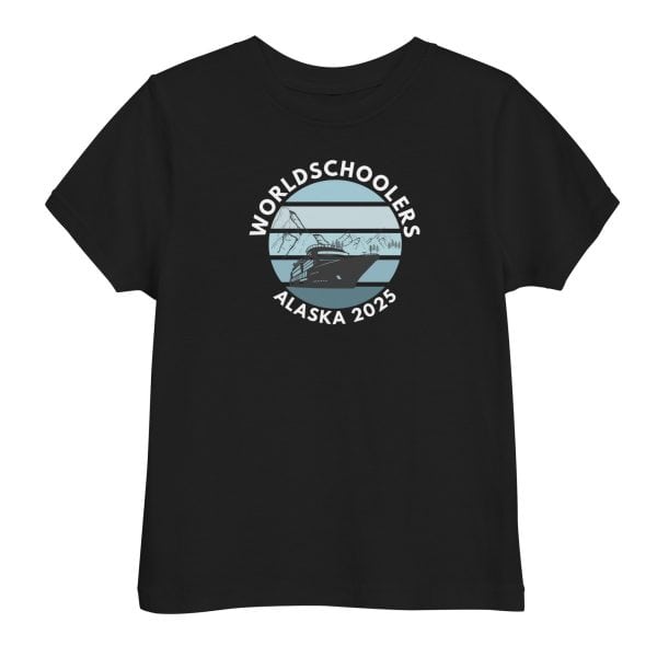 Toddler jersey t-shirt | White font | Alaska