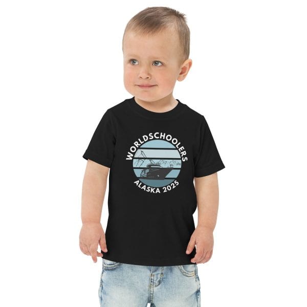 Toddler jersey t-shirt | White font | Alaska