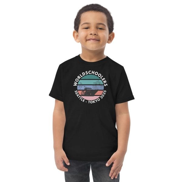 Toddler jersey t-shirt  | White font | Seattle-Tokyo