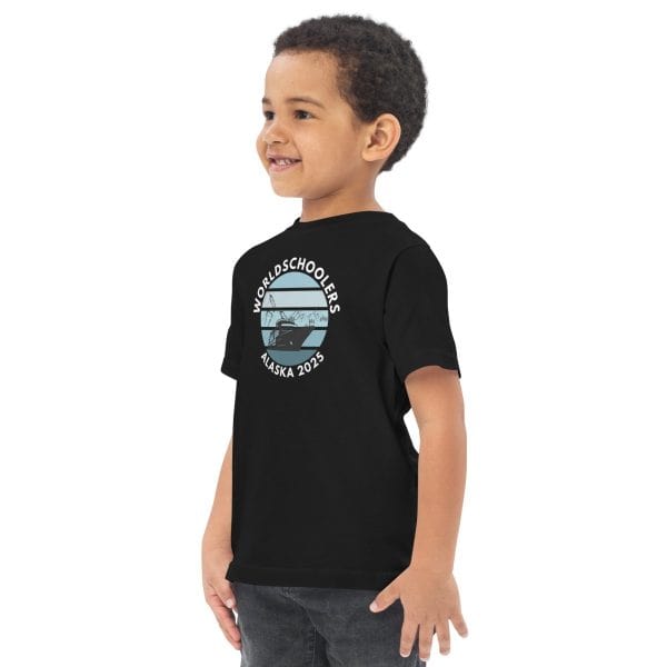 Toddler jersey t-shirt | White font | Alaska