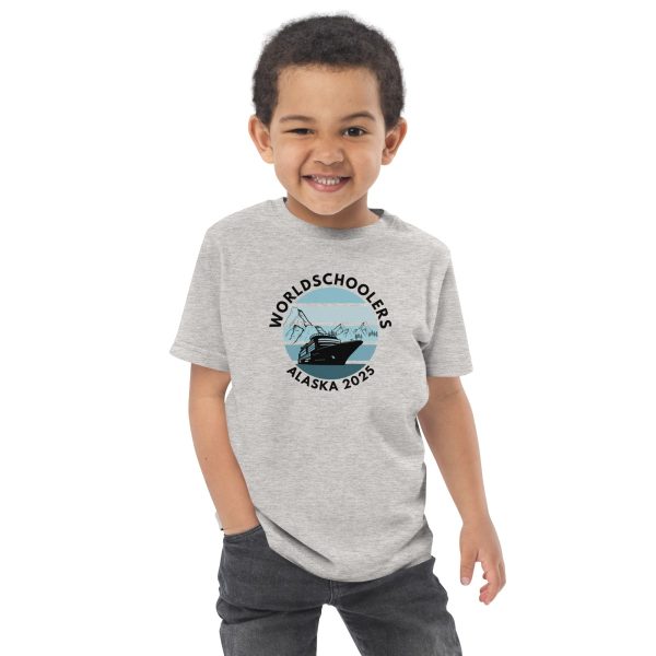 Toddler jersey t-shirt | Black font | Alaska