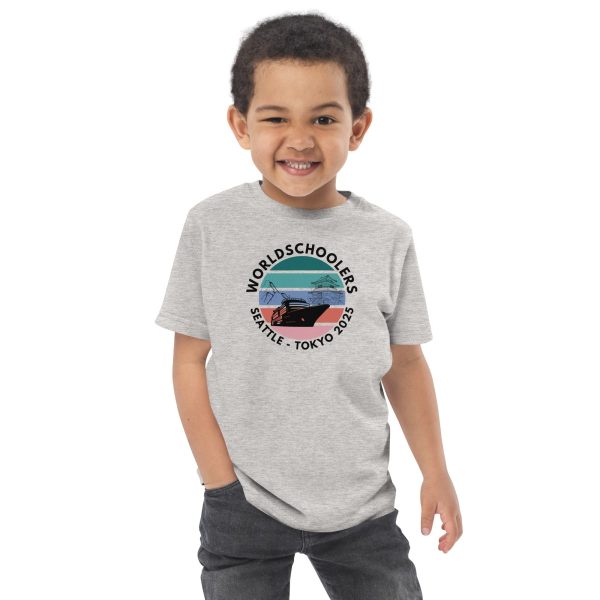 Toddler jersey t-shirt | Black font | Seattle-Tokyo