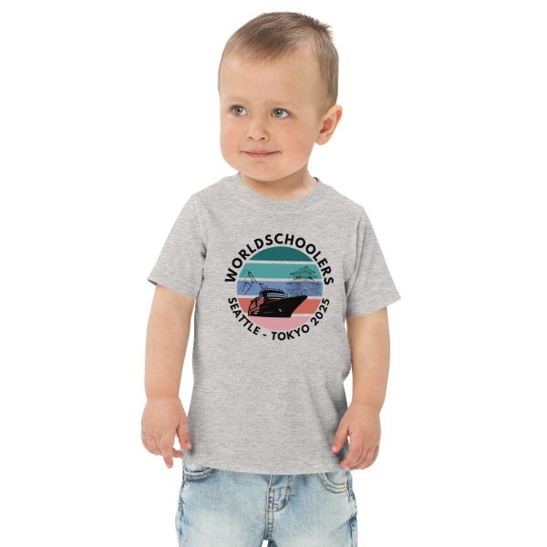 Toddler jersey t-shirt | Black font | Seattle-Tokyo