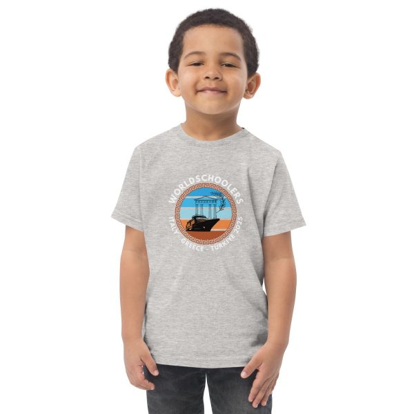 Toddler jersey t-shirt | White Font | Italy - Greece - Türkiye 2025