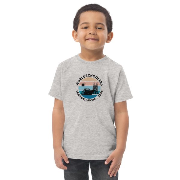 Toddler jersey t-shirt | Black Font | Transatlantic 2025