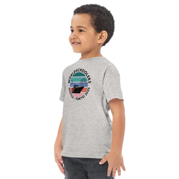 Toddler jersey t-shirt | Black font | Seattle-Tokyo