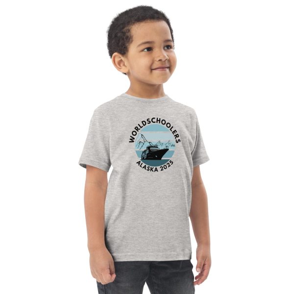 Toddler jersey t-shirt | Black font | Alaska