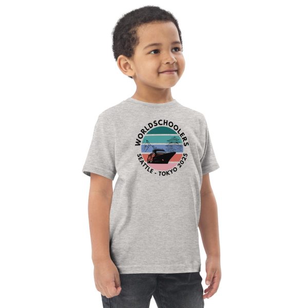 Toddler jersey t-shirt | Black font | Seattle-Tokyo