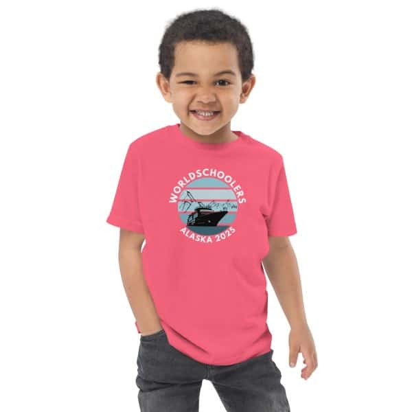Toddler jersey t-shirt | White font | Alaska