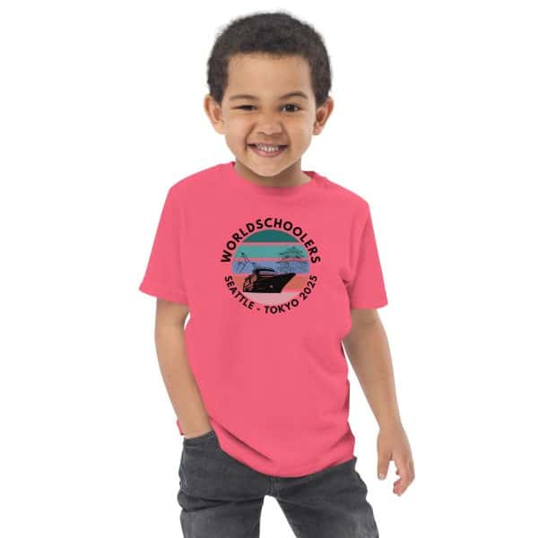 Toddler jersey t-shirt | Black font | Seattle-Tokyo