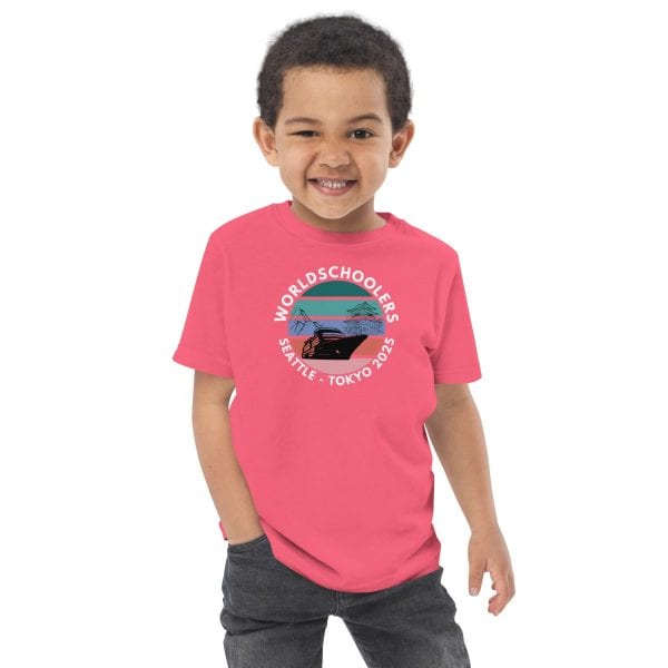 Toddler jersey t-shirt  | White font | Seattle-Tokyo
