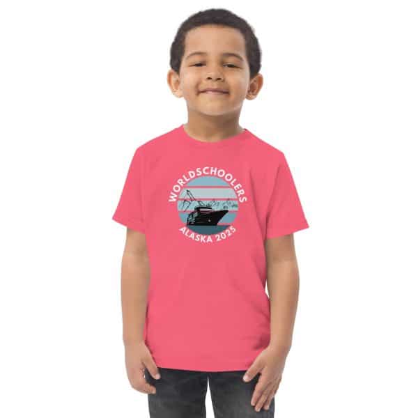 Toddler jersey t-shirt | White font | Alaska