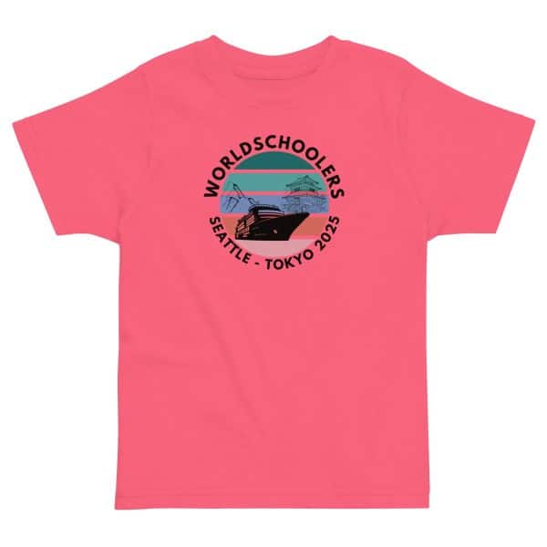 Toddler jersey t-shirt | Black font | Seattle-Tokyo