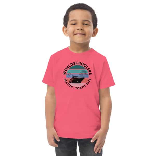 Toddler jersey t-shirt | Black font | Seattle-Tokyo