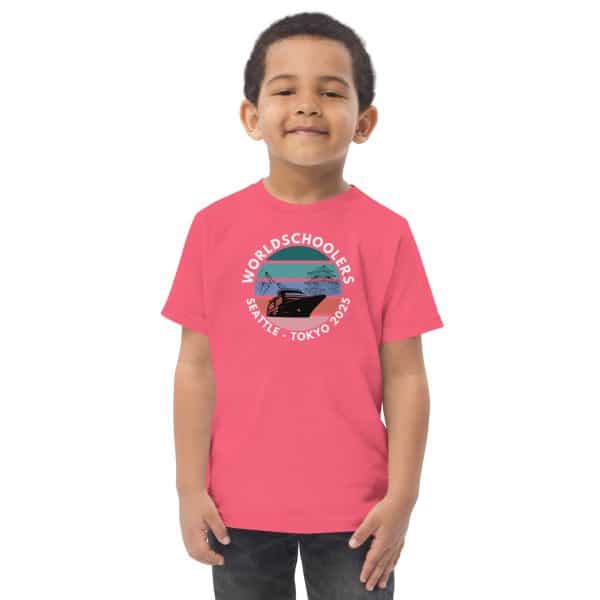 Toddler jersey t-shirt  | White font | Seattle-Tokyo