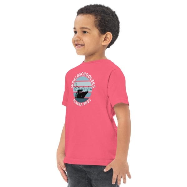 Toddler jersey t-shirt | White font | Alaska