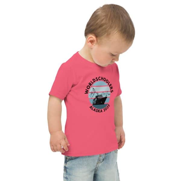 Toddler jersey t-shirt | Black font | Alaska