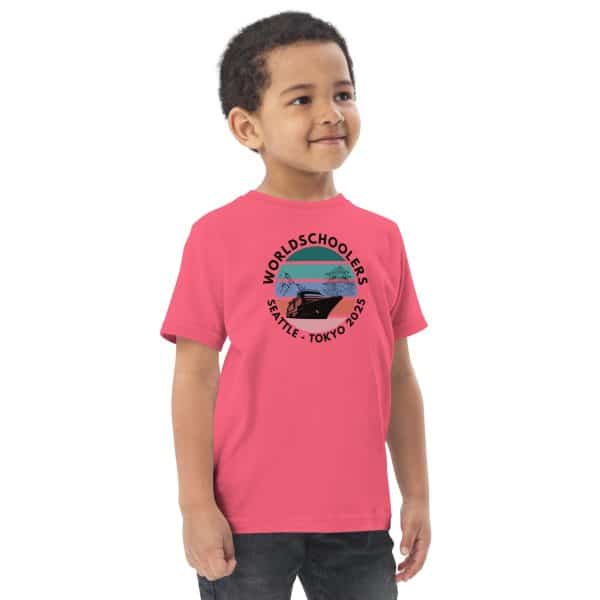 Toddler jersey t-shirt | Black font | Seattle-Tokyo