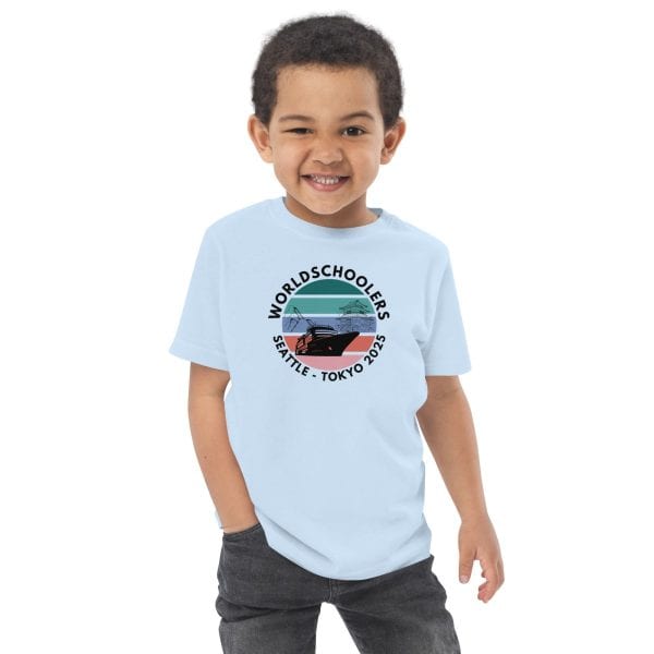 Toddler jersey t-shirt | Black font | Seattle-Tokyo