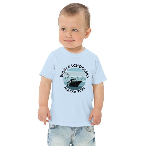 Toddler jersey t-shirt | Black font | Alaska