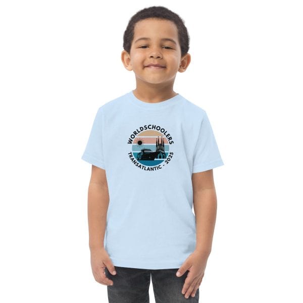 Toddler jersey t-shirt | Black Font | Transatlantic 2025