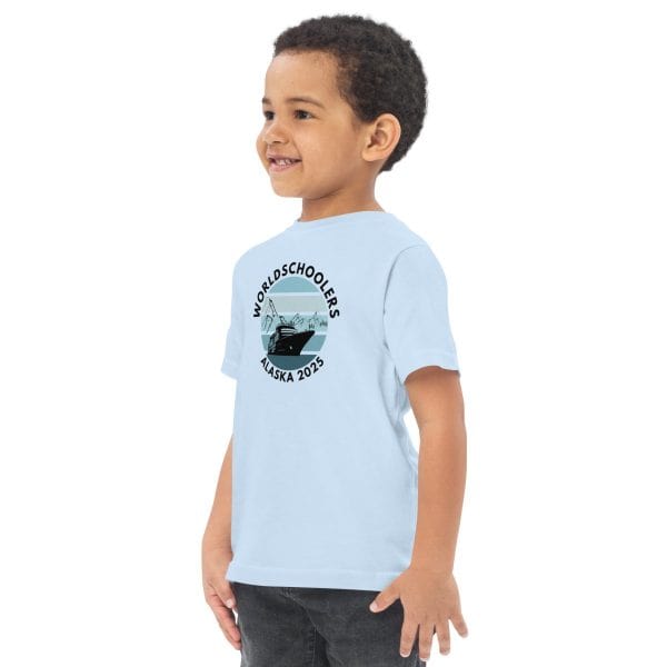 Toddler jersey t-shirt | Black font | Alaska