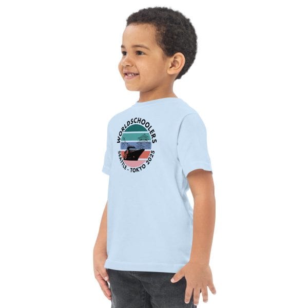 Toddler jersey t-shirt | Black font | Seattle-Tokyo