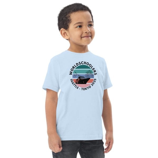 Toddler jersey t-shirt | Black font | Seattle-Tokyo