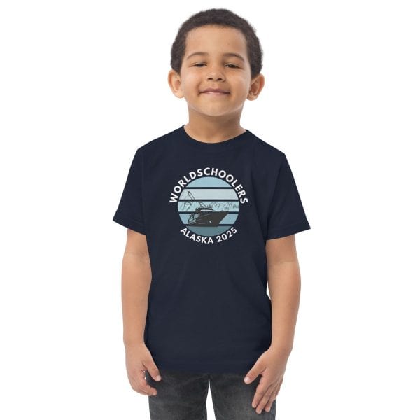 Toddler jersey t-shirt | White font | Alaska