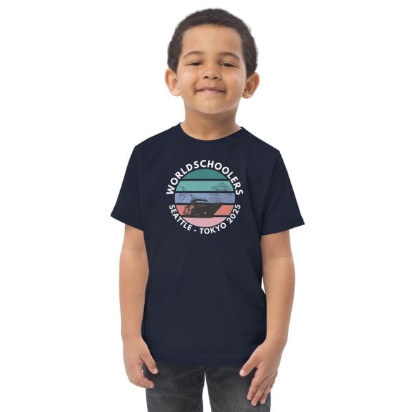 Toddler jersey t-shirt  | White font | Seattle-Tokyo