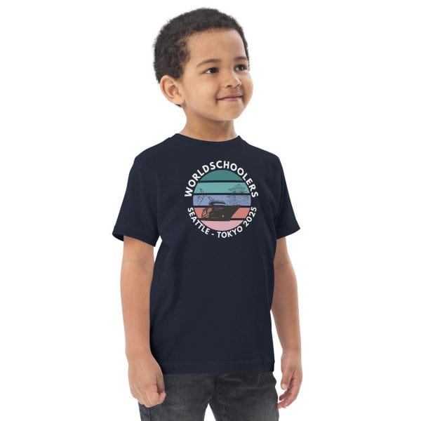Toddler jersey t-shirt  | White font | Seattle-Tokyo