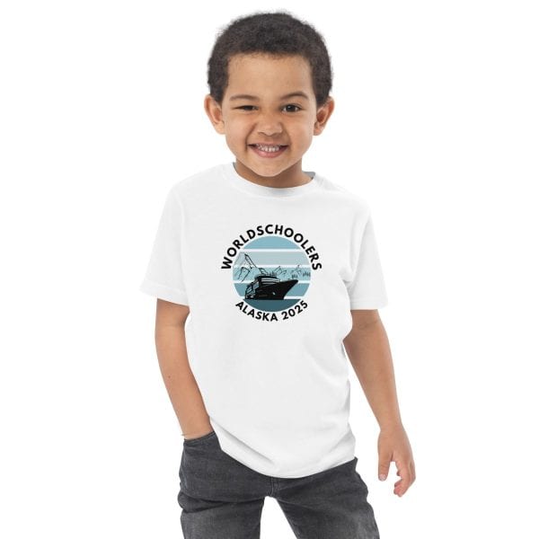 Toddler jersey t-shirt | Black font | Alaska