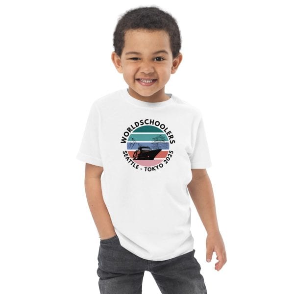 Toddler jersey t-shirt | Black font | Seattle-Tokyo