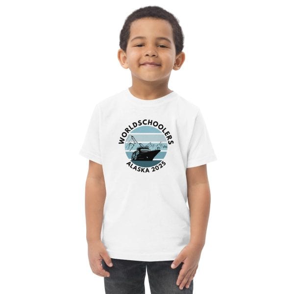 Toddler jersey t-shirt | Black font | Alaska
