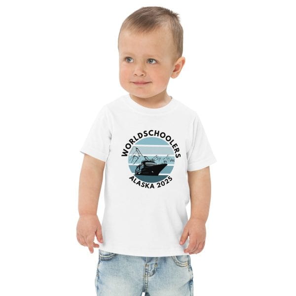 Toddler jersey t-shirt | Black font | Alaska