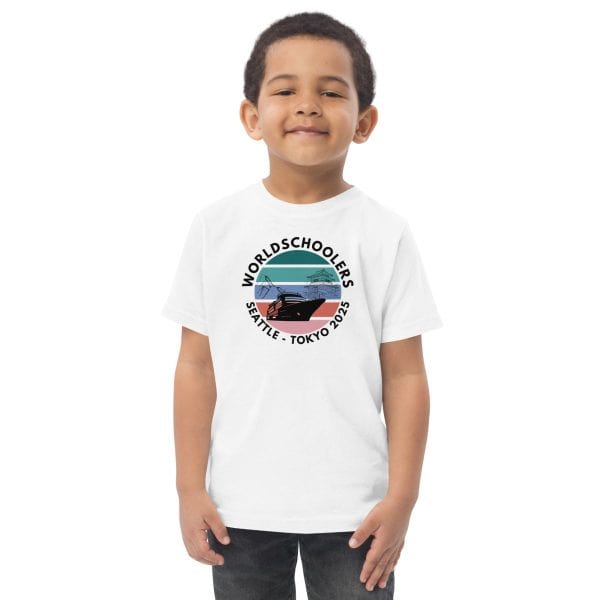 Toddler jersey t-shirt | Black font | Seattle-Tokyo